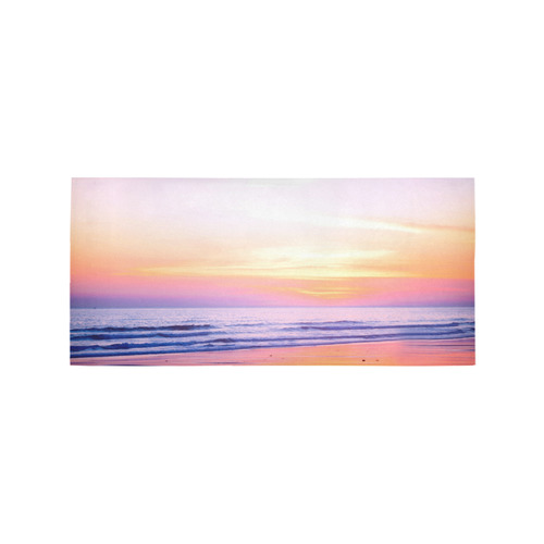 Sunshine Beach Scene, Summer, Sun, Holidays Area Rug 7'x3'3''