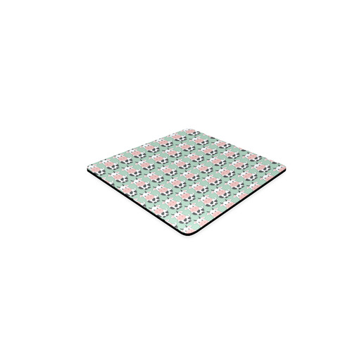 Cute Cow Pattern Square Coaster