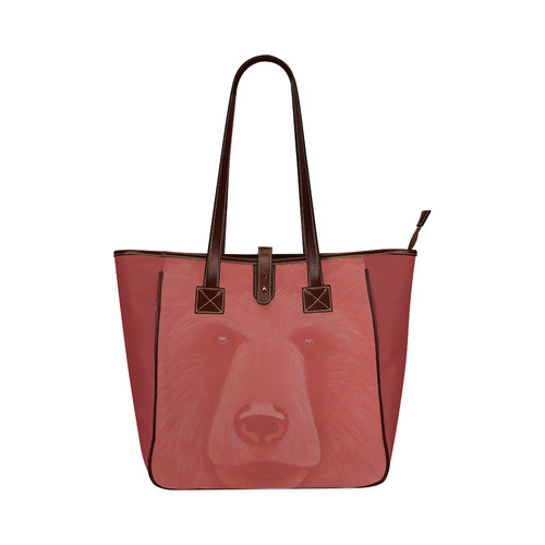 Vermillion Bear Classic Tote Bag (Model 1644)