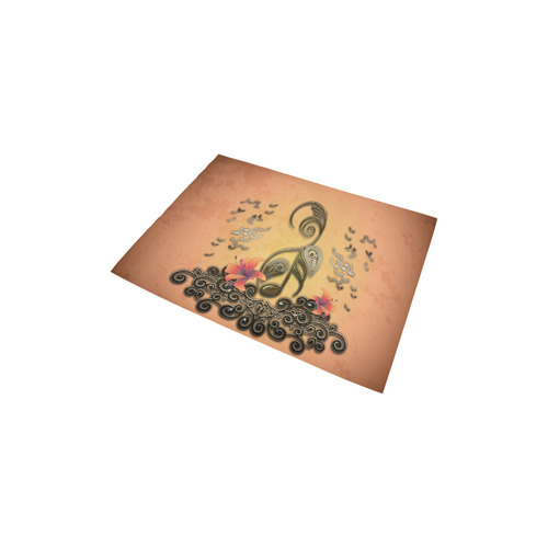 Wonderful key notes with floral elements Area Rug 2'7"x 1'8‘’