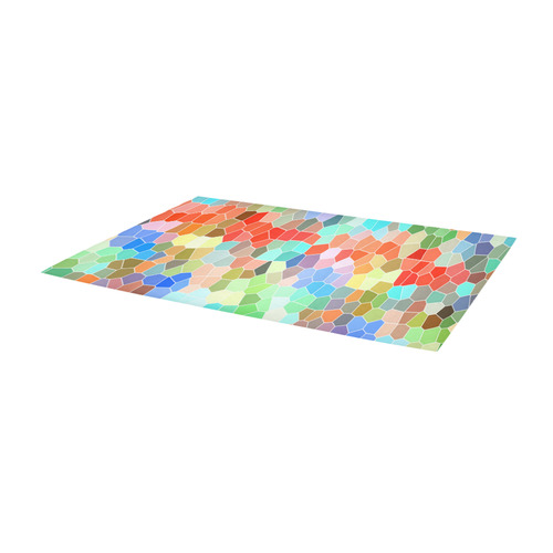 Colorful Mosaic Area Rug 9'6''x3'3''