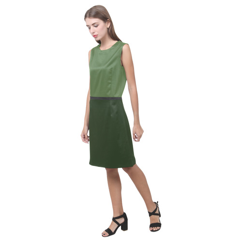 Cactus and Seaweed Eos Women's Sleeveless Dress (Model D01)