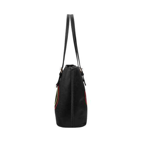 VeggieArt Sport Leather Tote Bag/Small (Model 1651)