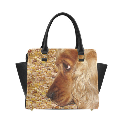 Dog Cocker Spaniel Classic Shoulder Handbag (Model 1653)