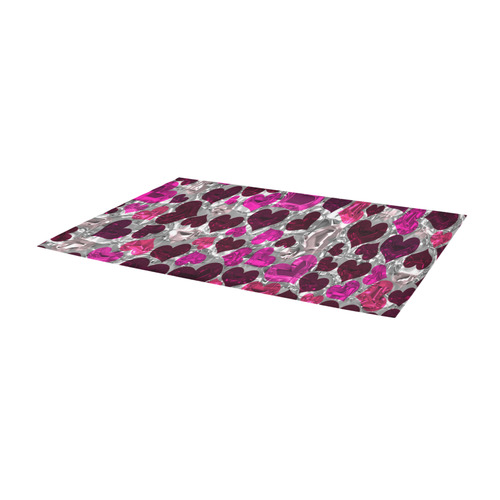 Heart 20160901 Area Rug 9'6''x3'3''