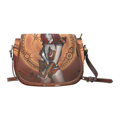 Amazing fairy with arrow and bow Saddle Bag/Small (Model 1649) Full Customization