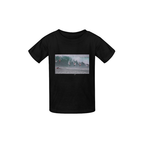 Waimea Bay Hawaii Kid's  Classic T-shirt (Model T22)