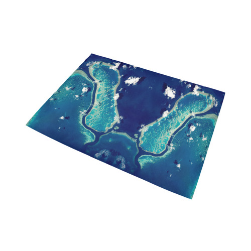 NASA: Great Barrier Reef Coral Abstract Area Rug7'x5'