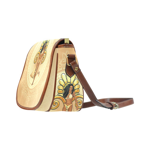 Wonderful egypt women with egypt sign Saddle Bag/Small (Model 1649) Full Customization