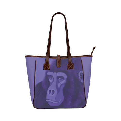 Violet Gorilla Classic Tote Bag (Model 1644)