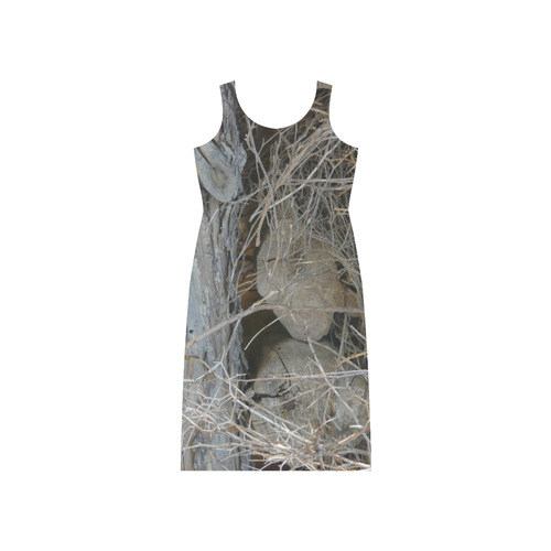 wild Phaedra Sleeveless Open Fork Long Dress (Model D08)