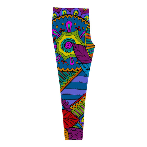 Pop Art PAISLEY Ornaments Pattern multicolored Cassandra Women's Leggings (Model L01)