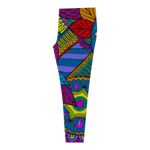 Pop Art PAISLEY Ornaments Pattern multicolored Cassandra Women's Leggings (Model L01)