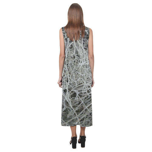 roots Phaedra Sleeveless Open Fork Long Dress (Model D08)