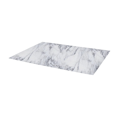 italian Marble,white,Trieste Area Rug 9'6''x3'3''