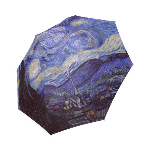 Vincent Van Gogh Starry Night Foldable Umbrella (Model U01)