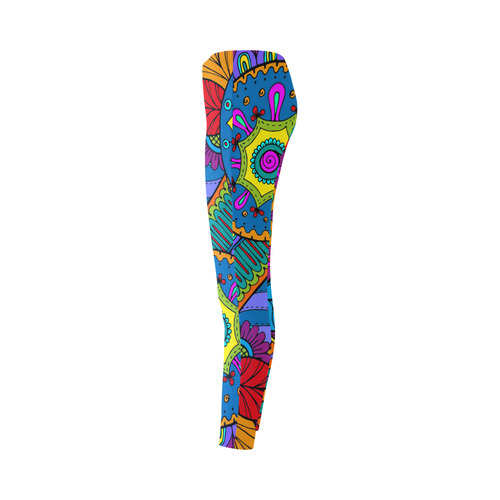 Pop Art PAISLEY Ornaments Pattern multicolored Cassandra Women's Leggings (Model L01)