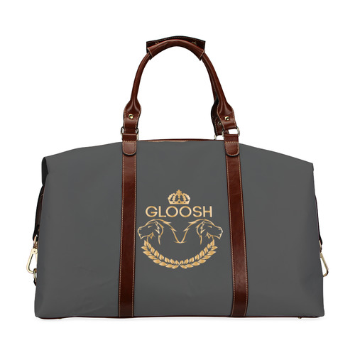 grey brown monogram travel bag Classic Travel Bag (Model 1643) Remake