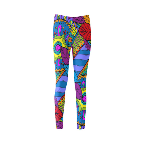 Pop Art PAISLEY Ornaments Pattern multicolored Cassandra Women's Leggings (Model L01)