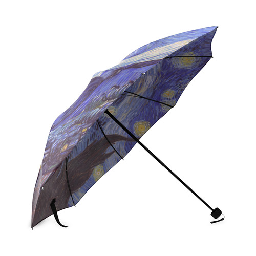 Vincent Van Gogh Starry Night Foldable Umbrella (Model U01)