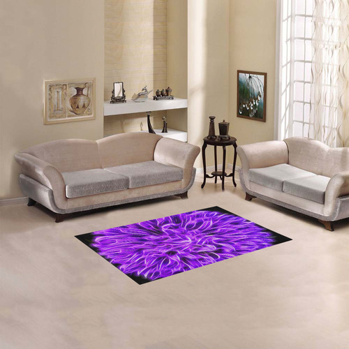 Lilac Chrysanthemum Topaz Area Rug 2'7"x 1'8‘’