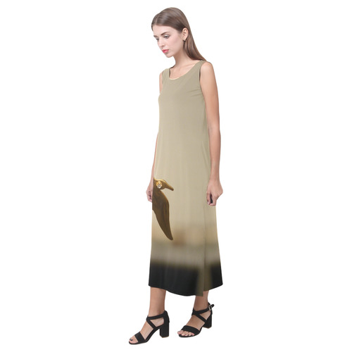 hope Phaedra Sleeveless Open Fork Long Dress (Model D08)