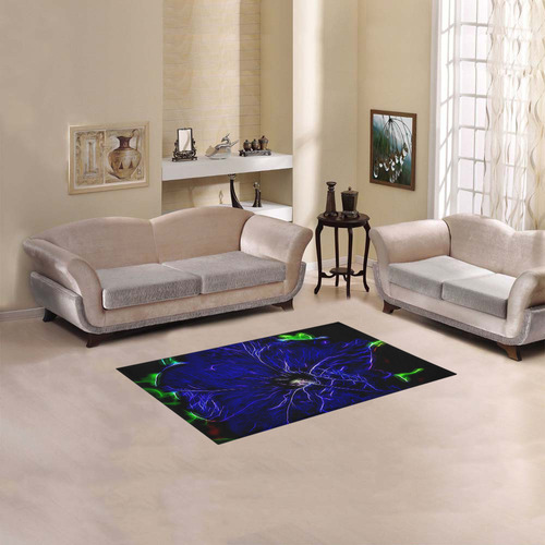 Blue Petunia Topaz Area Rug 2'7"x 1'8‘’