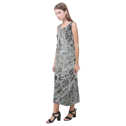 roots Phaedra Sleeveless Open Fork Long Dress (Model D08)