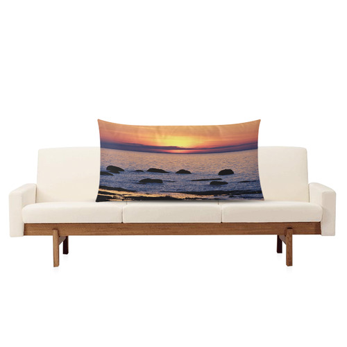 Summer's Glow Rectangle Pillow Case 20"x36"(Twin Sides)