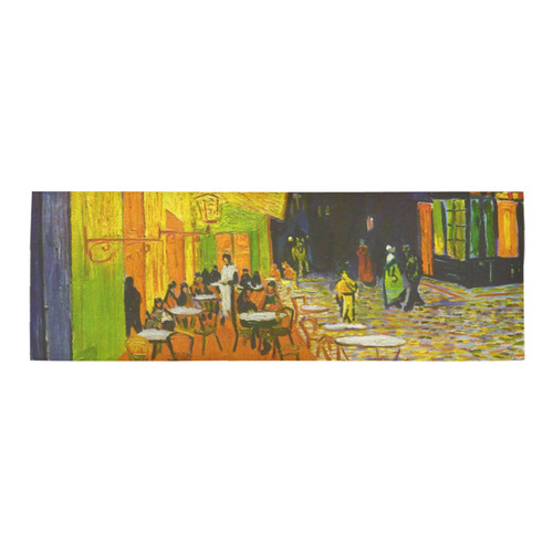 Van Gogh Cafe Terrace At Night Area Rug 9'6''x3'3''