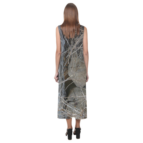 wild Phaedra Sleeveless Open Fork Long Dress (Model D08)