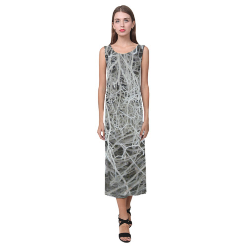 roots Phaedra Sleeveless Open Fork Long Dress (Model D08)