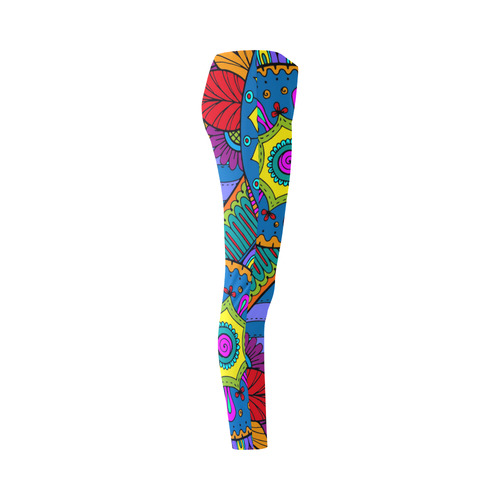 Pop Art PAISLEY Ornaments Pattern multicolored Cassandra Women's Leggings (Model L01)