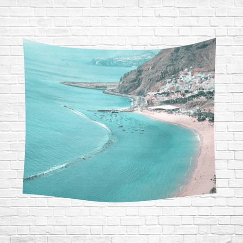 Tenerife Cotton Linen Wall Tapestry 60"x 51"