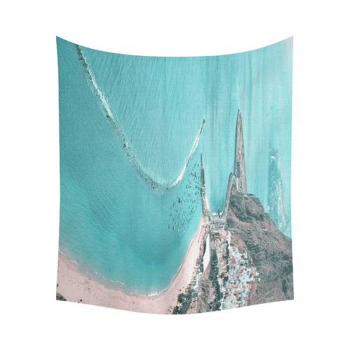 Tenerife Cotton Linen Wall Tapestry 60"x 51"