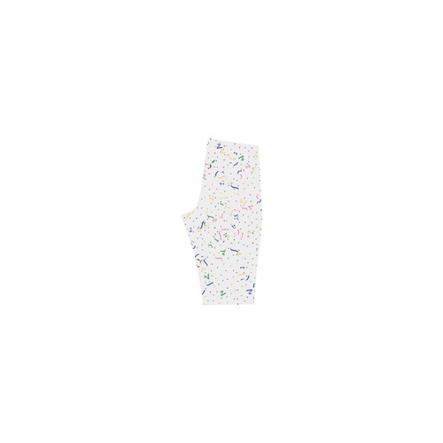 Confetti and  Party Streamers Hestia Cropped Leggings (Model L03)