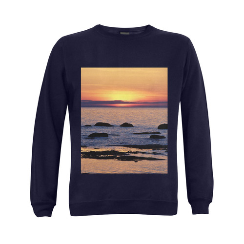 Summer's Glow Gildan Crewneck Sweatshirt(NEW) (Model H01)