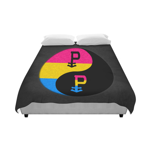 Pansexual Yin and Yang Duvet Cover 86"x70" ( All-over-print)