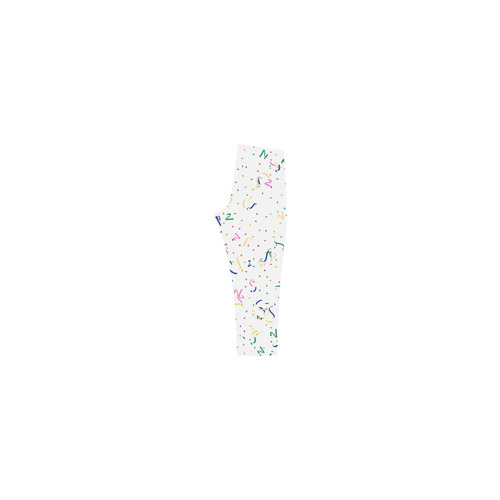 Confetti and  Party Streamers Capri Legging (Model L02)
