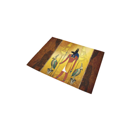 Anubis with egyptian sign Area Rug 2'7"x 1'8‘’