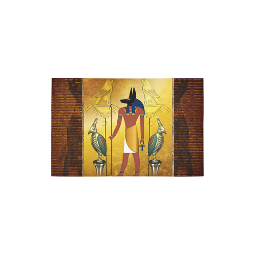 Anubis with egyptian sign Area Rug 2'7"x 1'8‘’