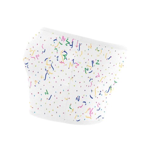 Confetti and  Party Streamers Bandeau Top