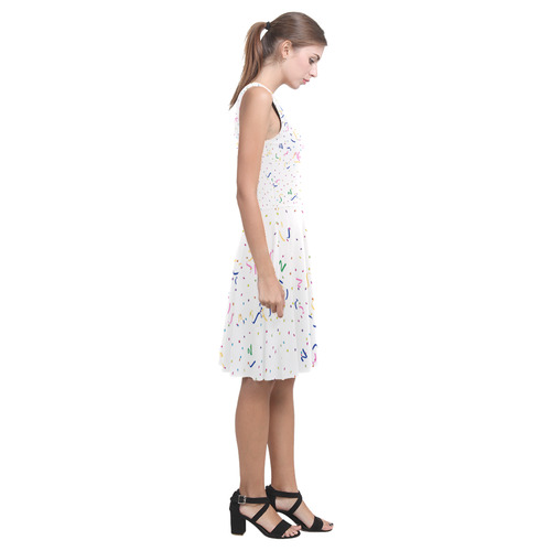 Confetti and  Party Streamers Atalanta Casual Sundress(Model D04)