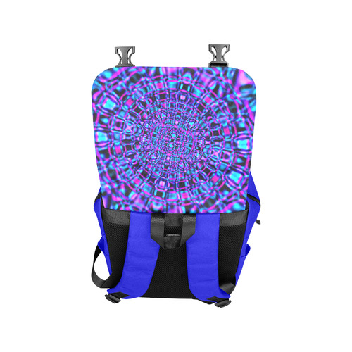 Blue Fractal Sapphire Casual Shoulders Backpack (Model 1623)