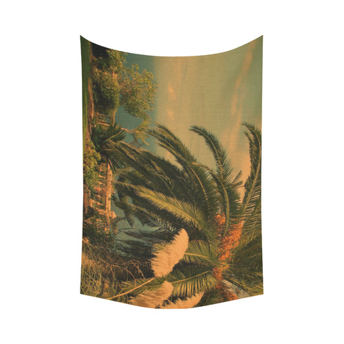 sunny Tenerife 2 Cotton Linen Wall Tapestry 90"x 60"