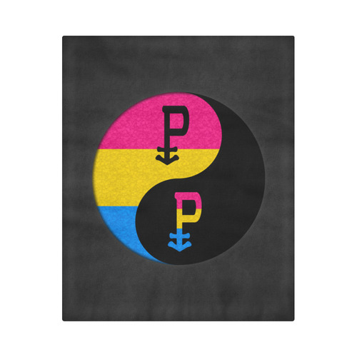 Pansexual Yin and Yang Duvet Cover 86"x70" ( All-over-print)