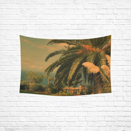 sunny Tenerife 2 Cotton Linen Wall Tapestry 60"x 40"