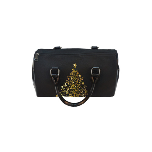 Golden Christmas Tree Boston Handbag (Model 1621)