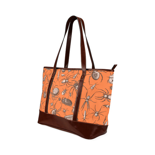 beetles spiders creepy crawlers bugs halloween Tote Handbag (Model 1642)