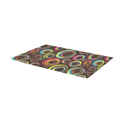 rubber bands Area Rug 7'x3'3''